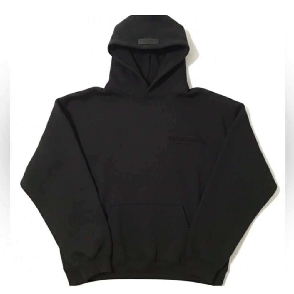 Essentials Black Hoodie Sweatshirt